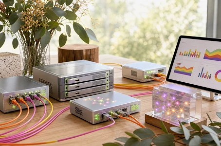 Microsoft Fabric technology detail with connected analytics devices