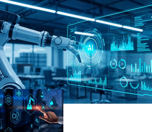 Robotic process automation and AI-powered industrial workflows