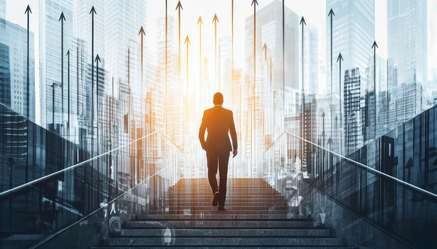 Professional walking toward new career opportunities